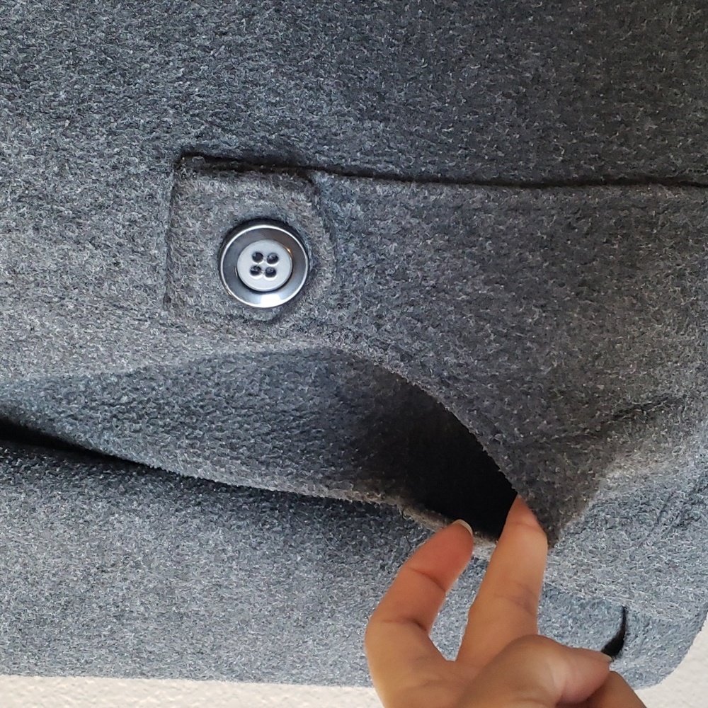 Be Cool Polyester Grey Winter Jacket Size Small - image 5